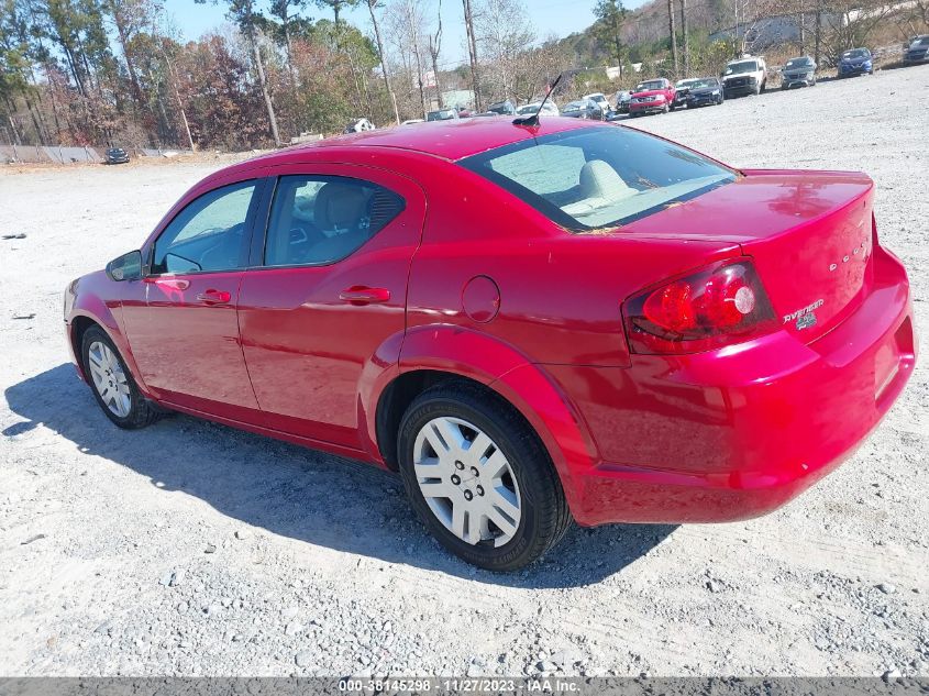 1C3CDZAB6DN576212 | 2013 DODGE AVENGER