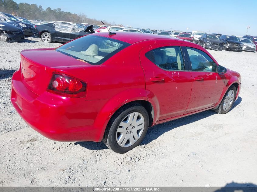 1C3CDZAB6DN576212 | 2013 DODGE AVENGER