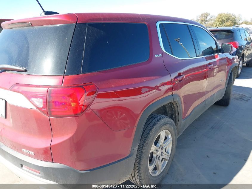 2019 GMC ACADIA SLE - 1GKKNRLA7KZ275337