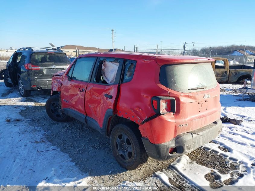 2017 JEEP RENEGADE SPORT - ZACCJBAB5HPG14134