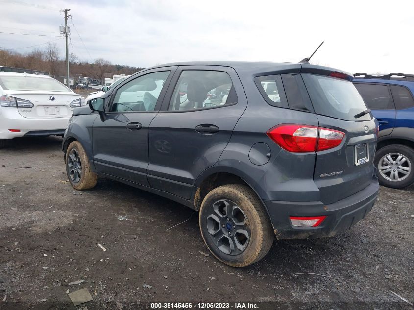 2021 FORD ECOSPORT S - MAJ3S2FE8MC441892