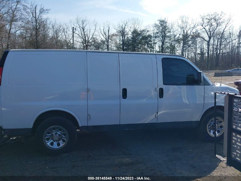2013 CHEVROLET EXPRESS 1500 WORK VAN - 1GCSGAFX2D1109154