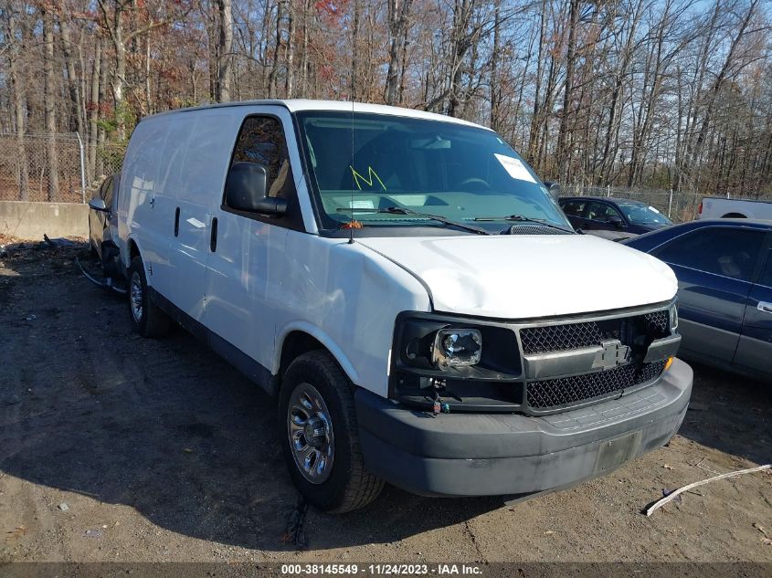 2013 CHEVROLET EXPRESS 1500 WORK VAN - 1GCSGAFX2D1109154