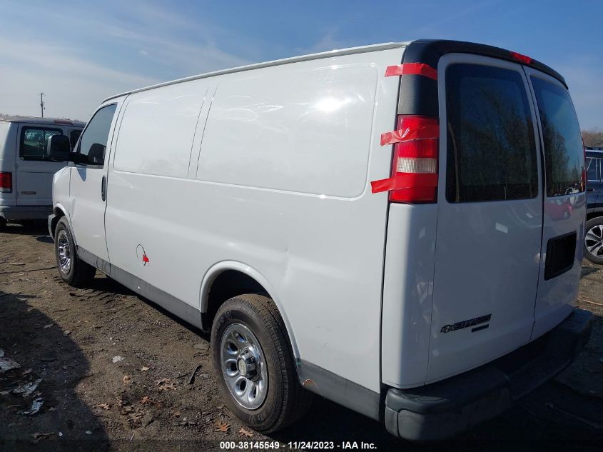 2013 CHEVROLET EXPRESS 1500 WORK VAN - 1GCSGAFX2D1109154