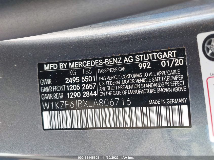 W1KZF6JBXLA806716 Mercedes-Benz E-Class 4MATIC 9