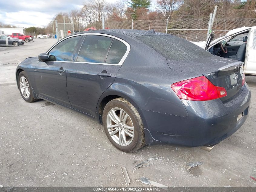 2013 INFINITI G37X X - JN1CV6AR4DM756608