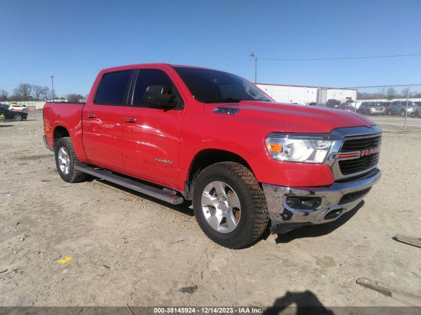 2019 RAM 1500 BIG HORN - 1C6RREFT7KN558498