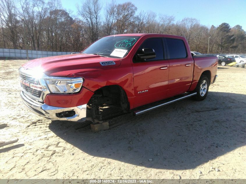 2019 RAM 1500 BIG HORN - 1C6RREFT7KN558498