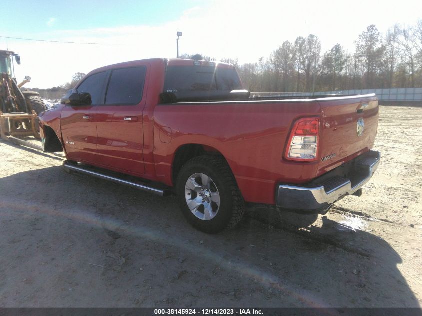 2019 RAM 1500 BIG HORN - 1C6RREFT7KN558498
