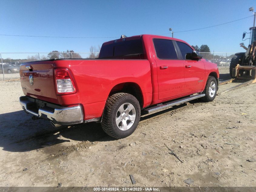 2019 RAM 1500 BIG HORN - 1C6RREFT7KN558498