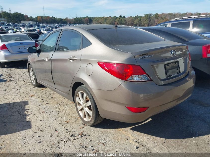 2013 HYUNDAI ACCENT GLS - KMHCU4AE1DU570571