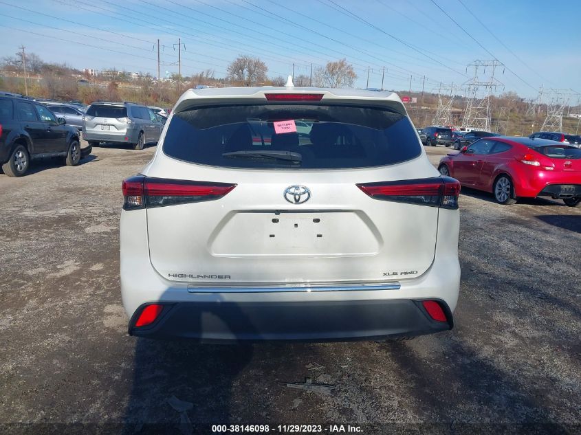 2020 TOYOTA HIGHLANDER XLE - 5TDHZRBH1LS503800