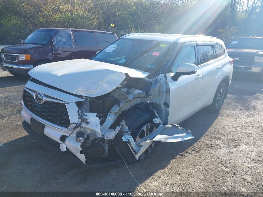 2020 TOYOTA HIGHLANDER XLE - 5TDHZRBH1LS503800
