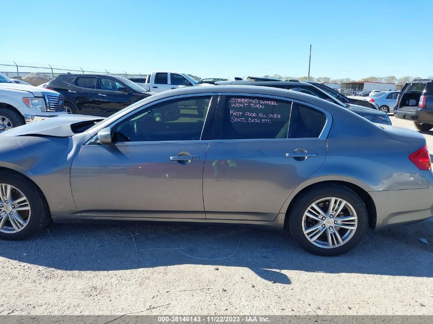 2013 INFINITI G37X - JN1CV6AR9DM357760