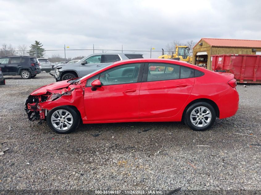 2019 CHEVROLET CRUZE LS - 1G1BC5SM4K7102191