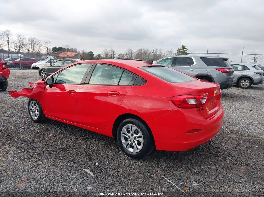 2019 CHEVROLET CRUZE LS - 1G1BC5SM4K7102191