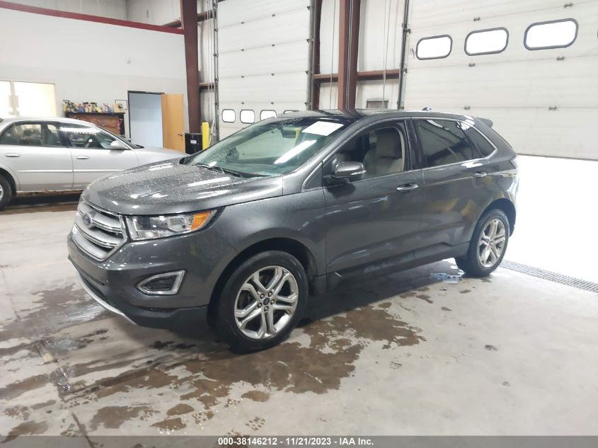 2FMPK4K99HBB90320 2017 FORD EDGE, photo no. 2