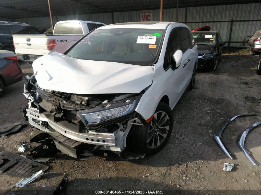 2022 HONDA ODYSSEY EXL - 5FNRL6H77NB034531