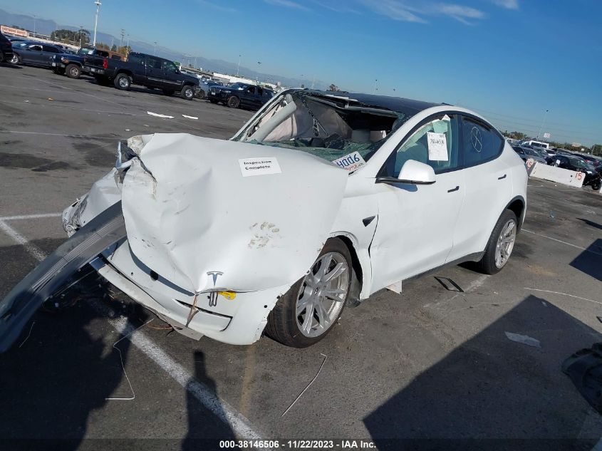 2022 TESLA MODEL Y - 7SAYGDEE3NF554851