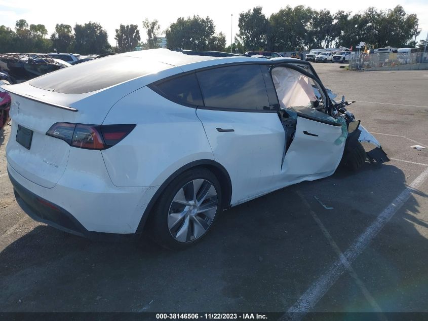 2022 TESLA MODEL Y - 7SAYGDEE3NF554851