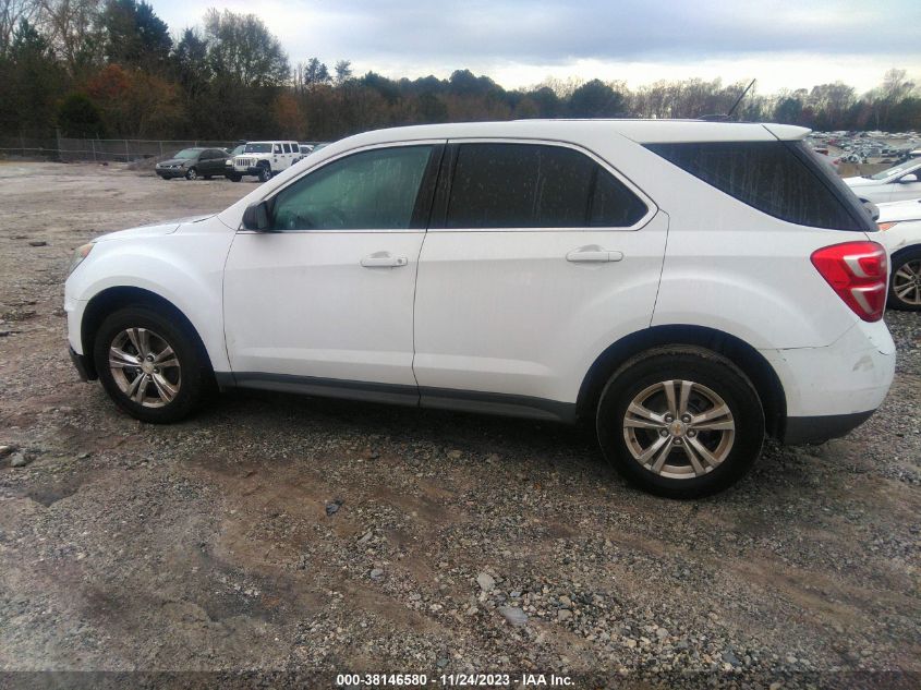 2017 CHEVROLET EQUINOX LS - 2GNALBEK3H6110925