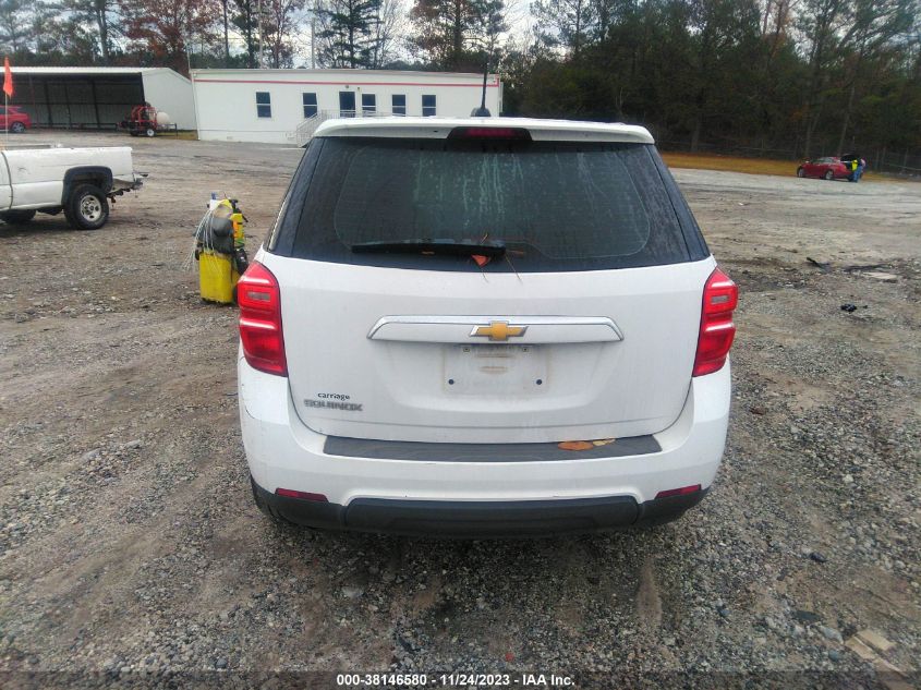2017 CHEVROLET EQUINOX LS - 2GNALBEK3H6110925