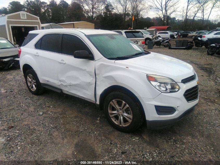 2017 CHEVROLET EQUINOX LS - 2GNALBEK3H6110925