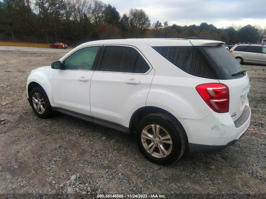2017 CHEVROLET EQUINOX LS - 2GNALBEK3H6110925