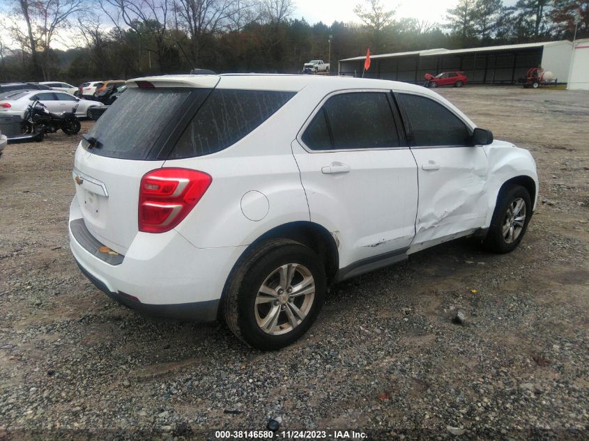 2017 CHEVROLET EQUINOX LS - 2GNALBEK3H6110925