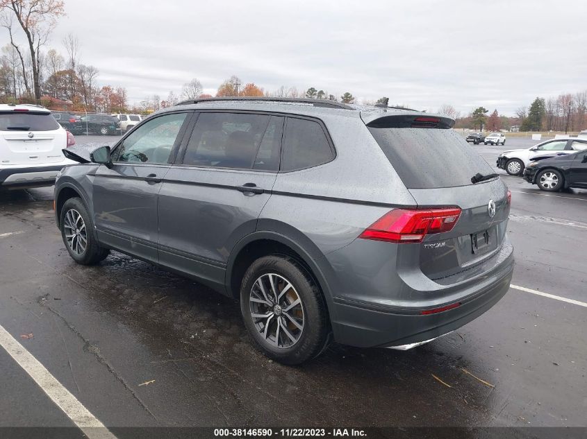 2021 VOLKSWAGEN TIGUAN S - 3VV0B7AX3MM145407