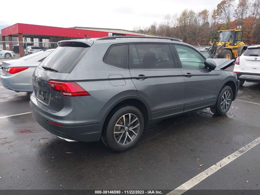2021 VOLKSWAGEN TIGUAN S - 3VV0B7AX3MM145407