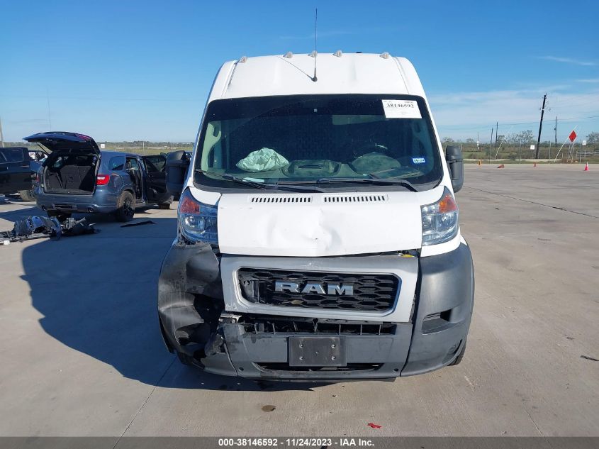 2019 RAM PROMASTER 2500 HIGH ROOF 159" WB 3C6TRVDG6KE509972