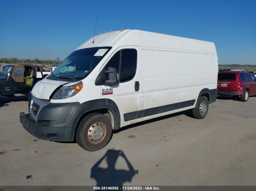 2019 RAM PROMASTER 2500 HIGH ROOF 159" WB 3C6TRVDG6KE509972