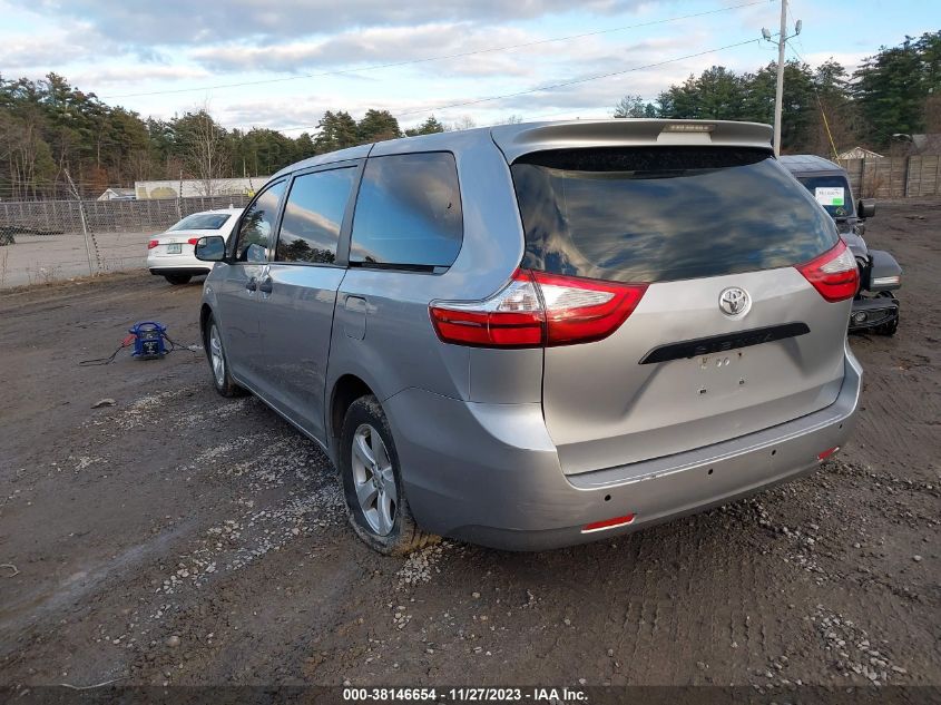 5TDZZ3DC5HS783828 2017 TOYOTA SIENNA, photo no. 3