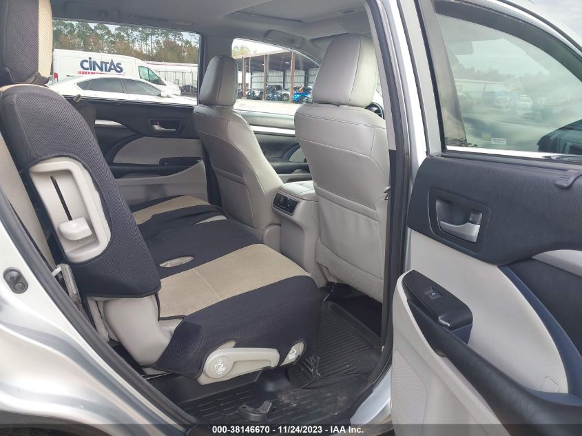2018 TOYOTA HIGHLANDER HYBRID XLE 5TDJGRFH0JS044046
