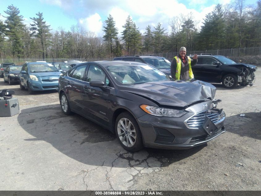 2019 FORD FUSION HYBRID SE - 3FA6P0LU4KR101166