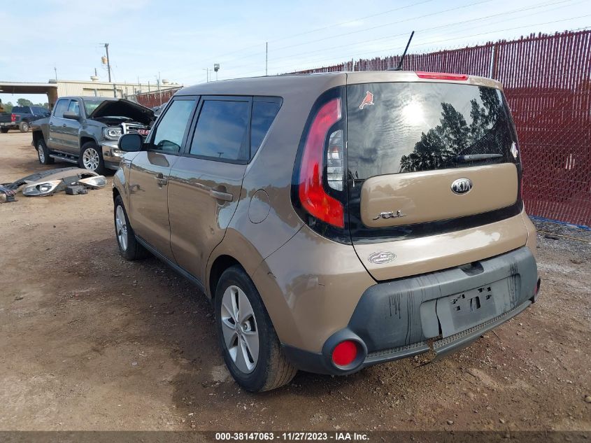 2015 KIA SOUL BASE - KNDJN2A21F7157618
