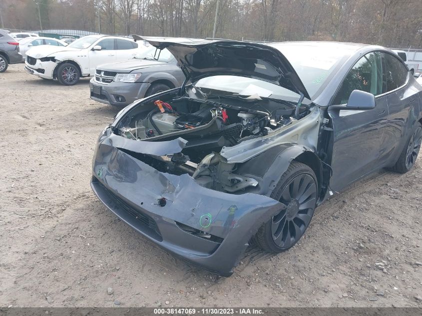2022 TESLA MODEL Y PERFORMANCE DUAL MOTOR - 7SAYGDEF5NF518667