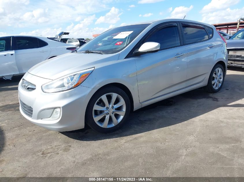 2014 HYUNDAI ACCENT GLS/SE - KMHCU5AE3EU153668