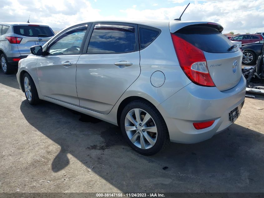 2014 HYUNDAI ACCENT GLS/SE - KMHCU5AE3EU153668