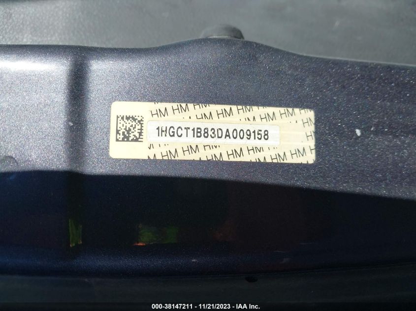 2013 HONDA ACCORD EX-L - 1HGCT1B83DA009158