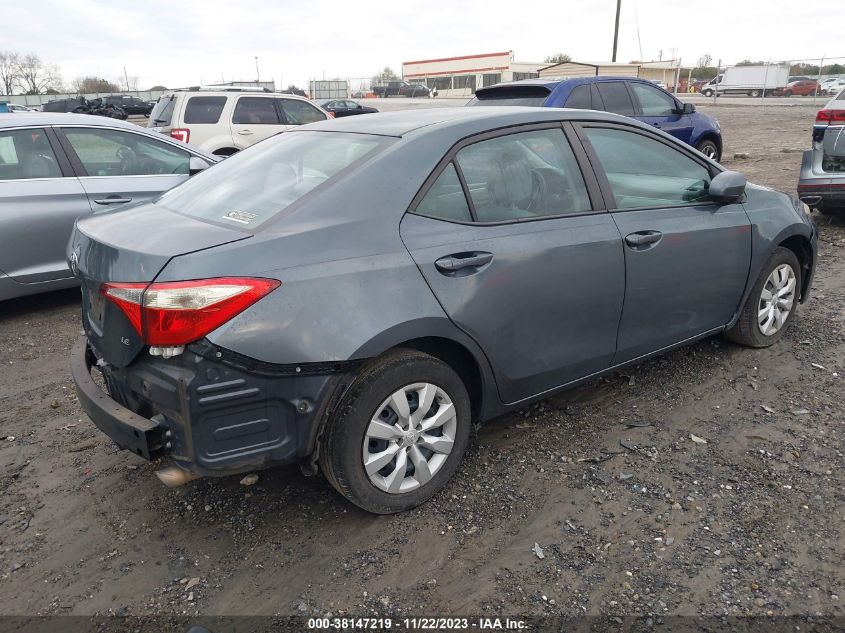 2014 TOYOTA COROLLA L/LE/LE PLS/PRM/S/S PLS - 5YFBURHE3EP158332