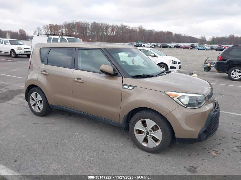 2016 KIA SOUL - KNDJN2A21G7294608