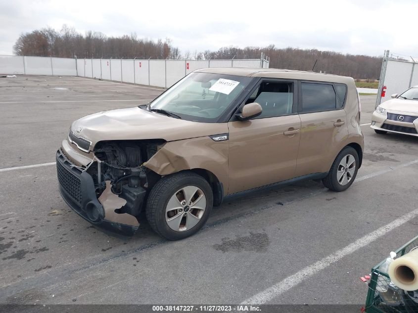 2016 KIA SOUL - KNDJN2A21G7294608