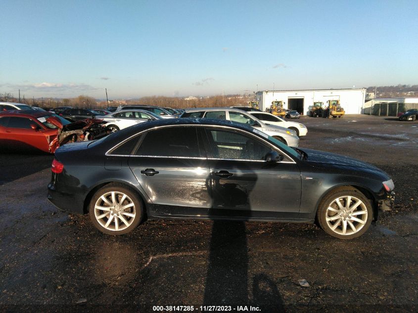 2014 AUDI A4 PREMIUM - WAUBFAFL8EA046995