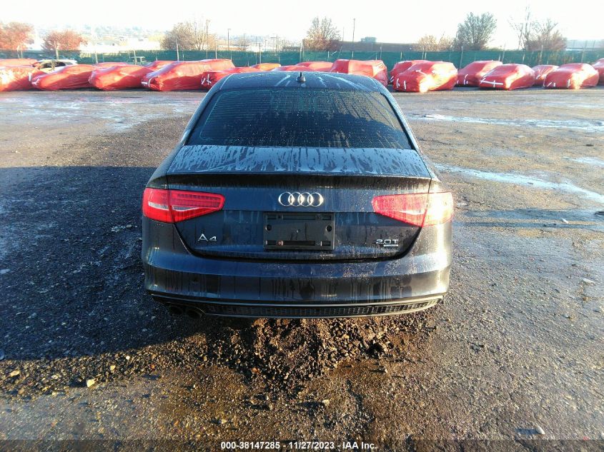 2014 AUDI A4 PREMIUM - WAUBFAFL8EA046995