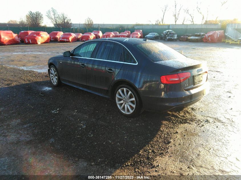 2014 AUDI A4 PREMIUM - WAUBFAFL8EA046995