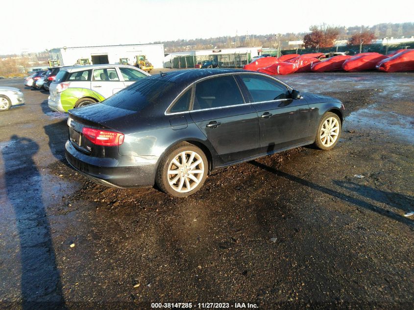 2014 AUDI A4 PREMIUM - WAUBFAFL8EA046995
