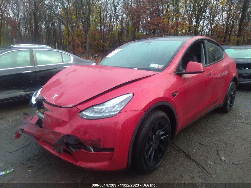 2022 TESLA MODEL Y - 7SAYGDEE2NF440470