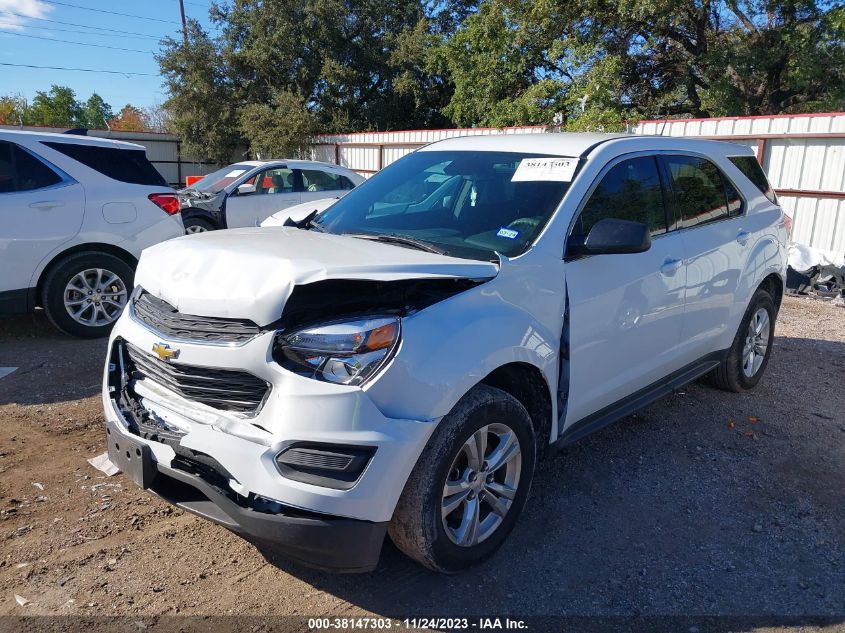 2016 CHEVROLET EQUINOX LS - 2GNALBEK5G1181040